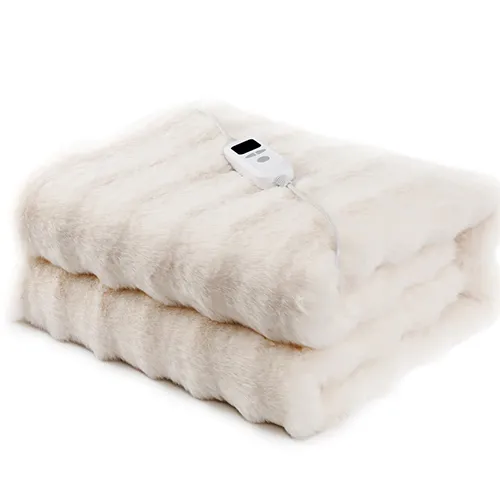 faux fur electric blanket