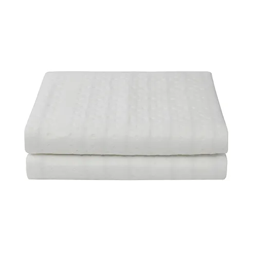 White Dotted Polyester Electric Under Blanket