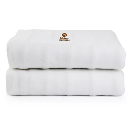 White Polyester Electric Under Blanket